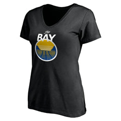NBA Golden State Warriors Women's Primary Logo V-Neck T-Shirt sale
