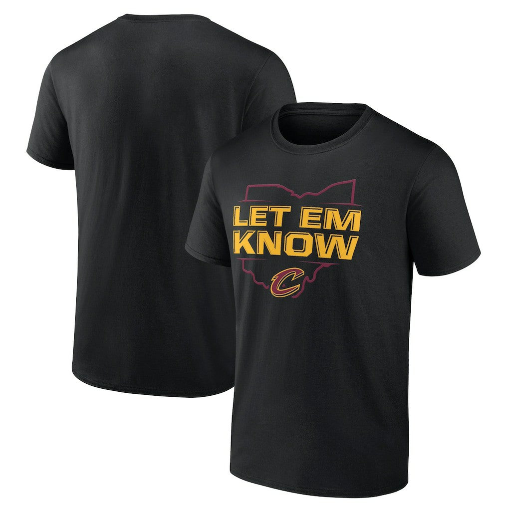NBA Cleveland Cavaliers Hometown Collection Let Em Know T-Shirt sale