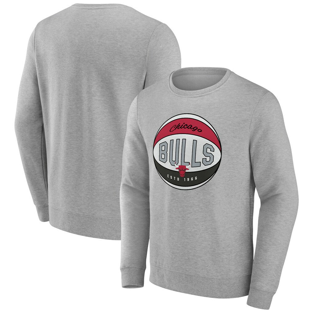NBA Chicago Bulls Hard Color Pullover Sweatshirt sale