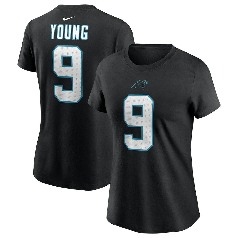 Bryce Young  Women's Player Name & Number T-Shirt - Carolina Panthers