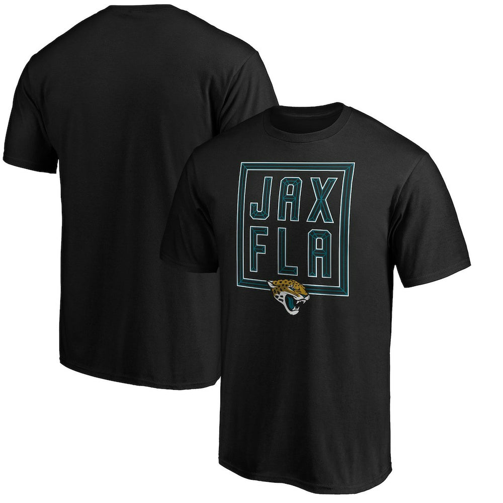Hometown Collection Initial Outline T-Shirt - Jacksonville Jaguars