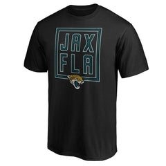 Hometown Collection Initial Outline T-Shirt - Jacksonville Jaguars