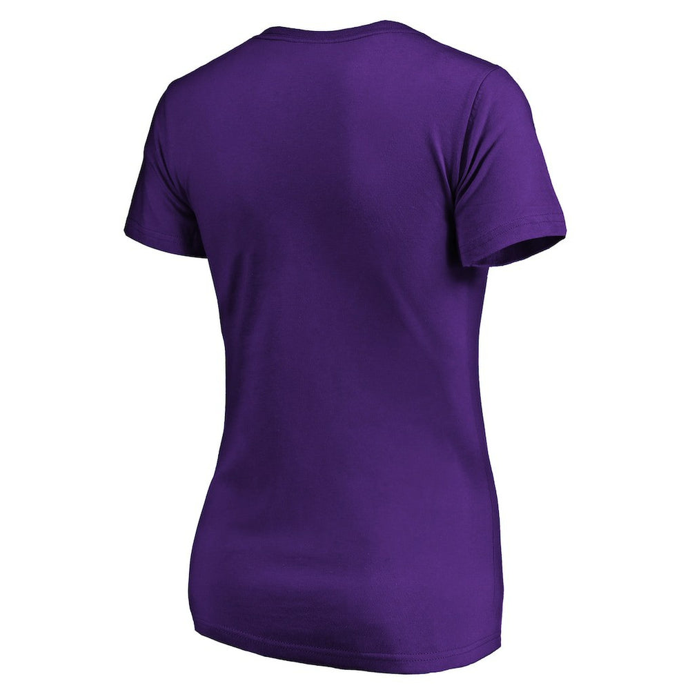 Women's Script V-Neck T-Shirt - Minnesota Vikings