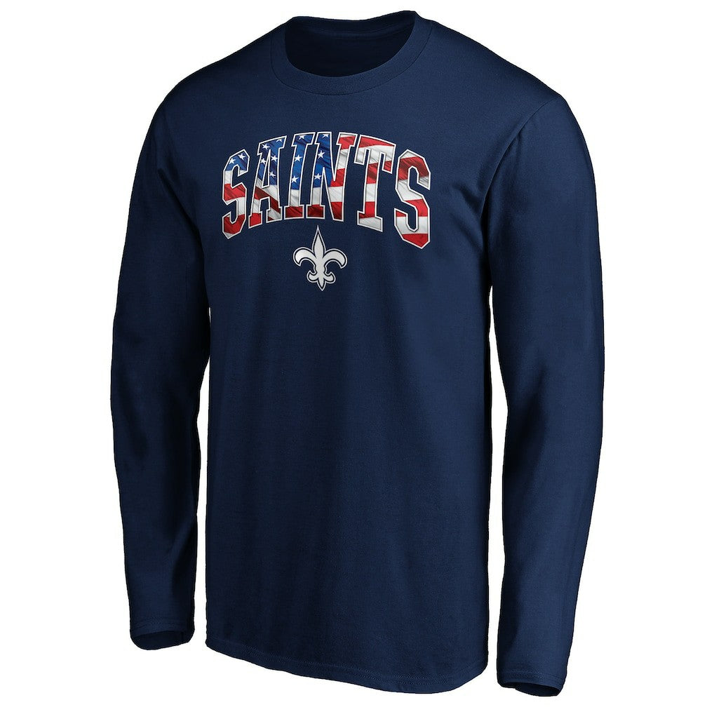 Banner Wave Long Sleeve T-Shirt - New Orleans Saints