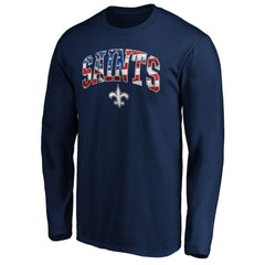 Banner Wave Long Sleeve T-Shirt - New Orleans Saints