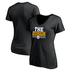 Women's Hometown Collection The Burgh V-Neck T-Shirt - Pittsburgh Steelers