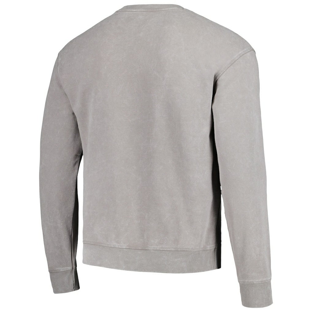 The Wild Collective Unisex Distressed Pullover Sweatshirt - Carolina Panthers