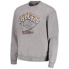 The Wild Collective Unisex Distressed Pullover Sweatshirt - Kansas City Chiefs