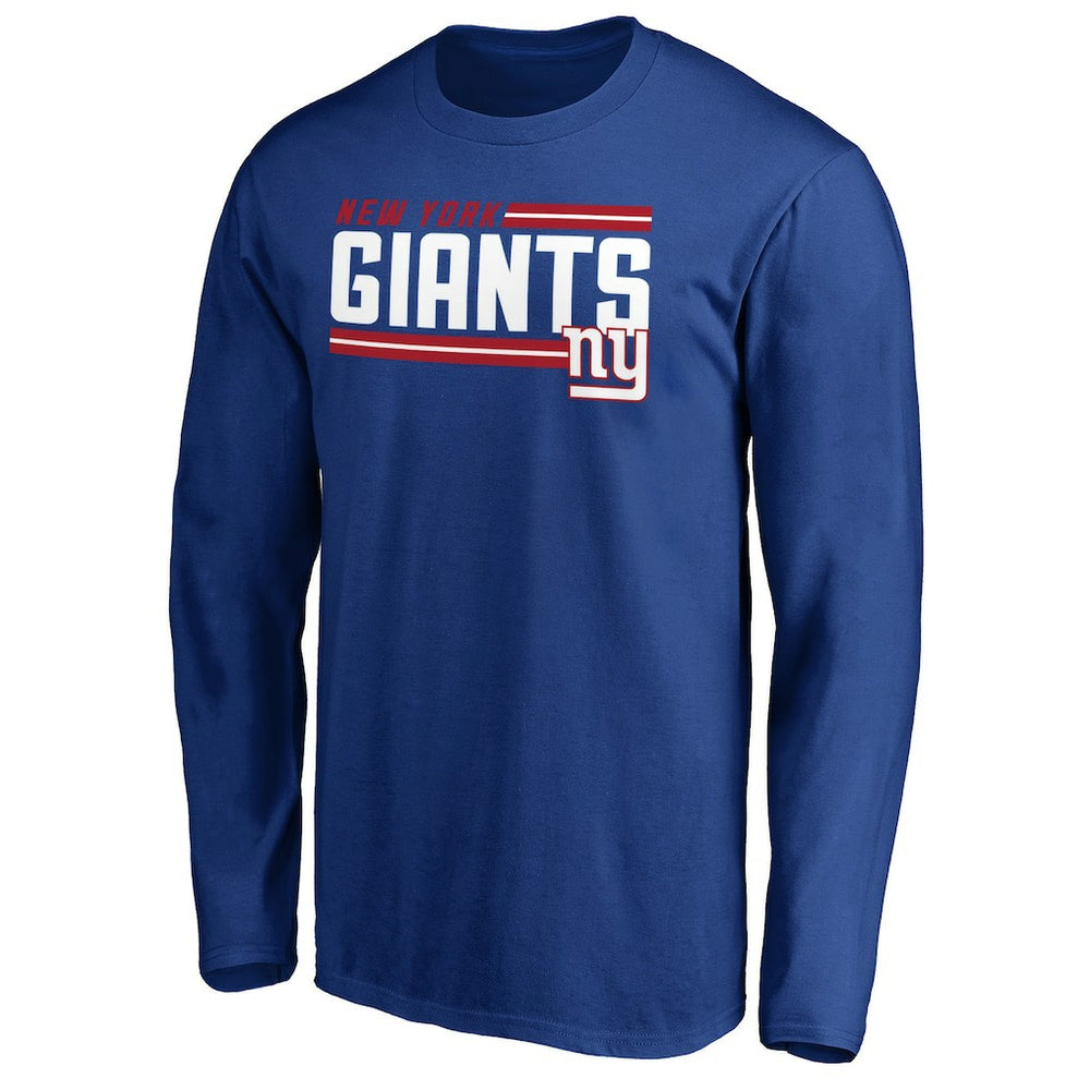 On Side Stripe Long Sleeve T-Shirt - New York Giants