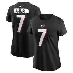 Bijan Robinson  Women's Player Name & Number T-Shirt - Atlanta Falcons