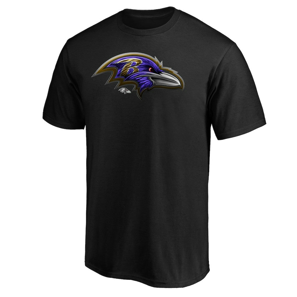 Midnight Mascot Team Logo T-Shirt - Baltimore Ravens