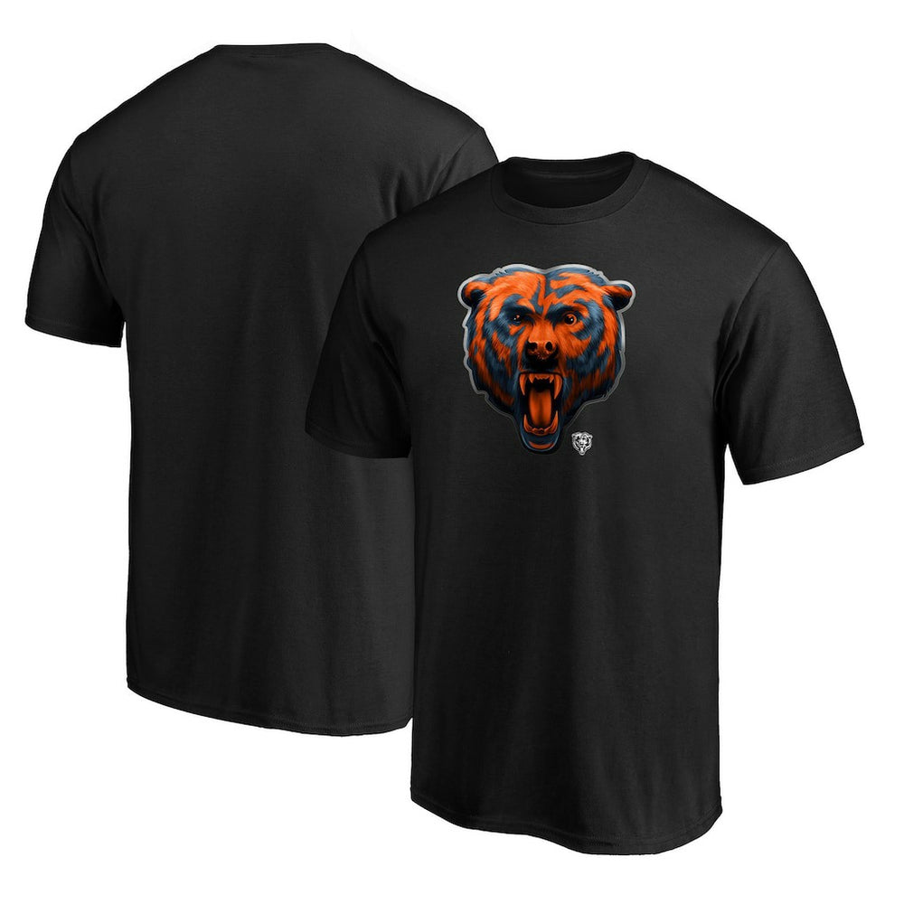 Midnight Mascot Team Logo T-Shirt - Chicago Bears