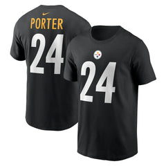 Joey Porter Jr.  Player Name & Number T-Shirt - Pittsburgh Steelers