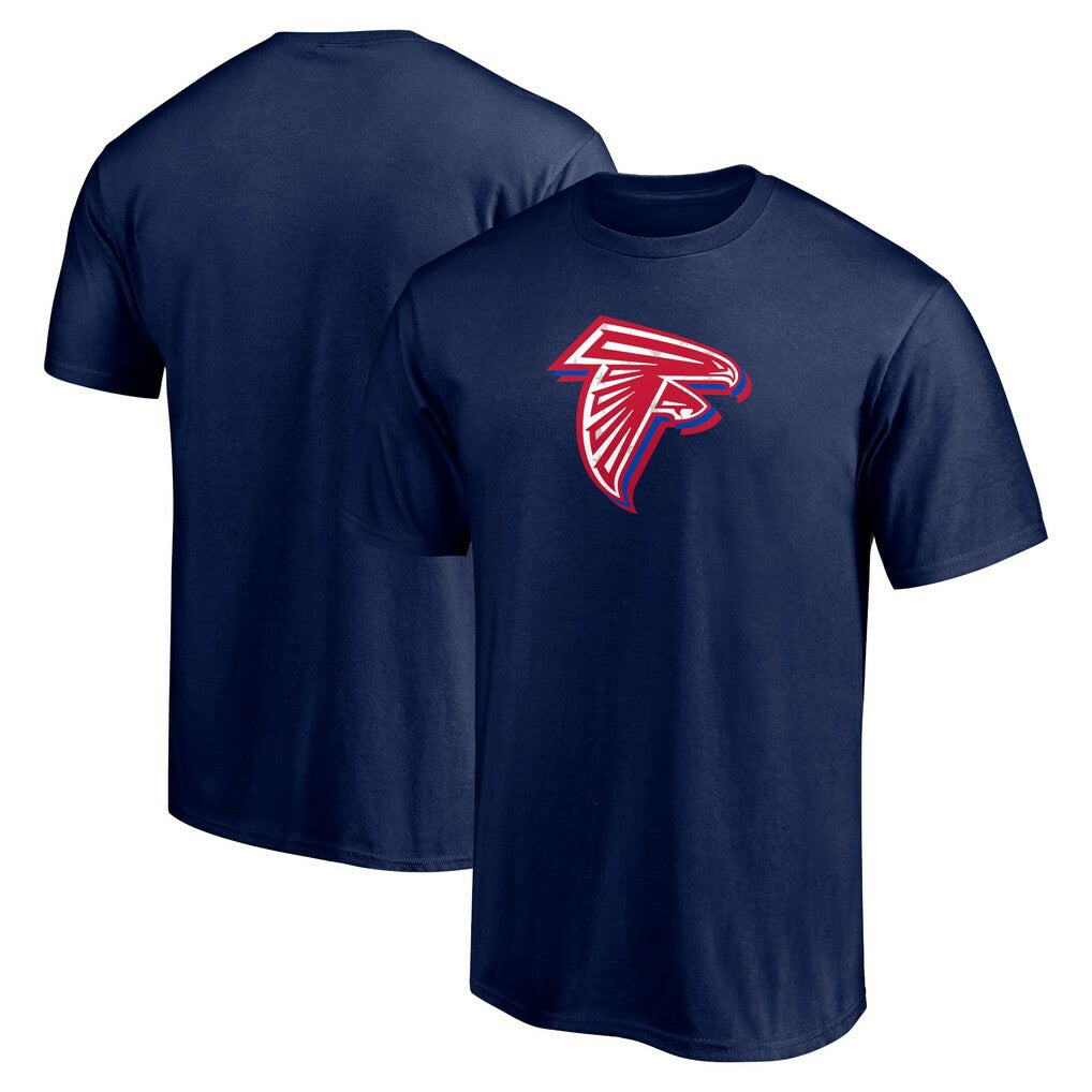 Red White and Team T-Shirt - Atlanta Falcons