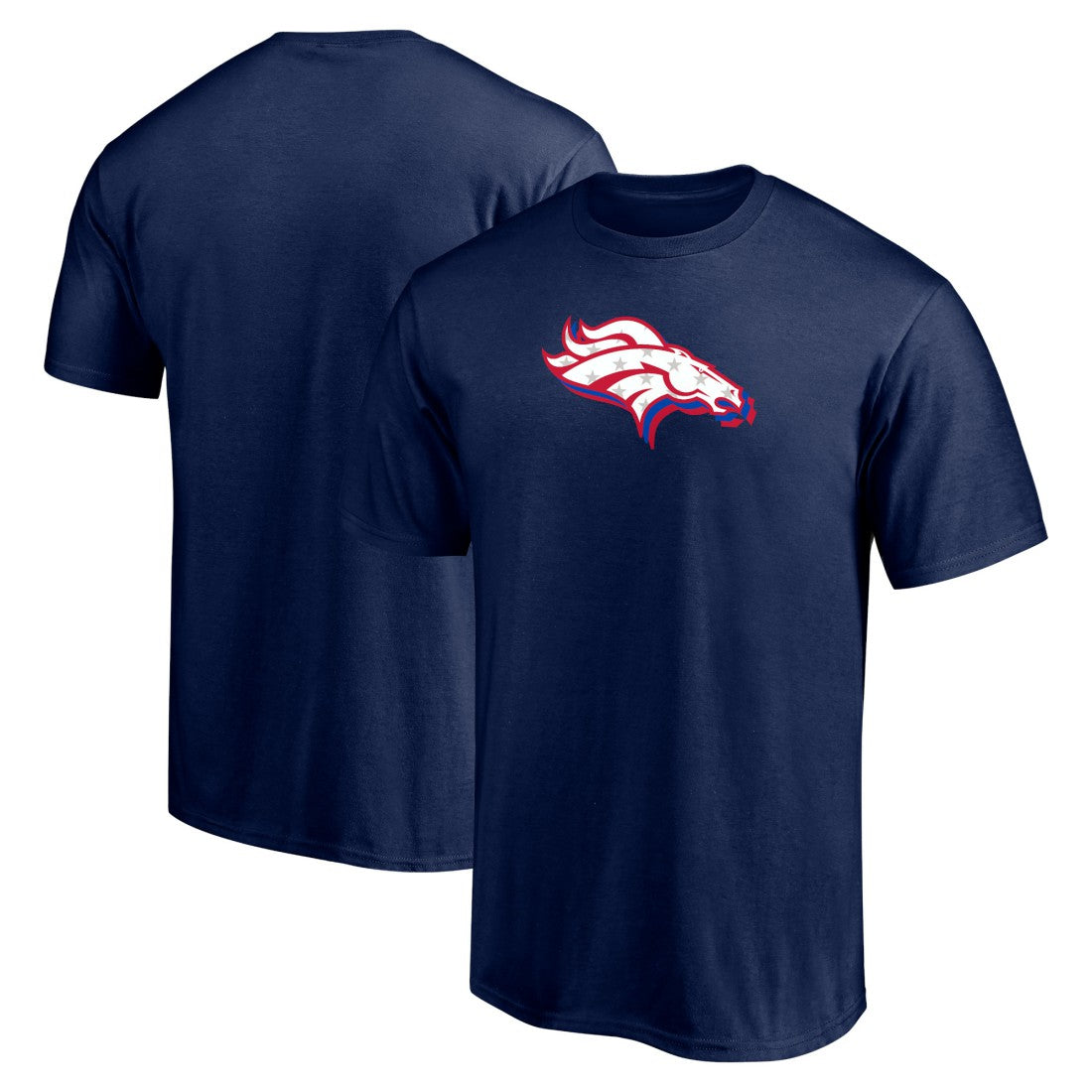 Red White and Team T-Shirt - Denver Broncos