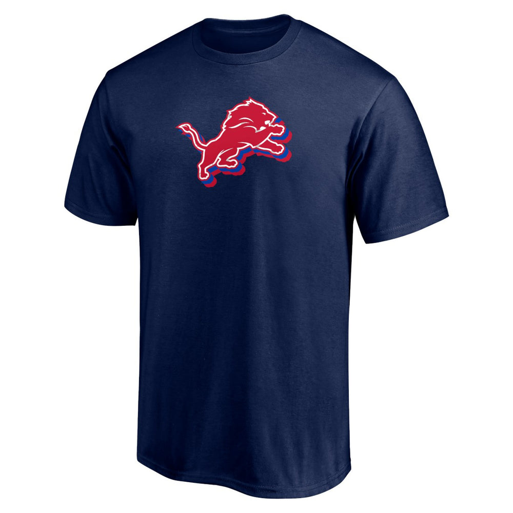 Red White and Team T-Shirt - Detroit Lions