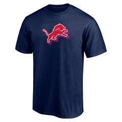 Red White and Team T-Shirt - Detroit Lions