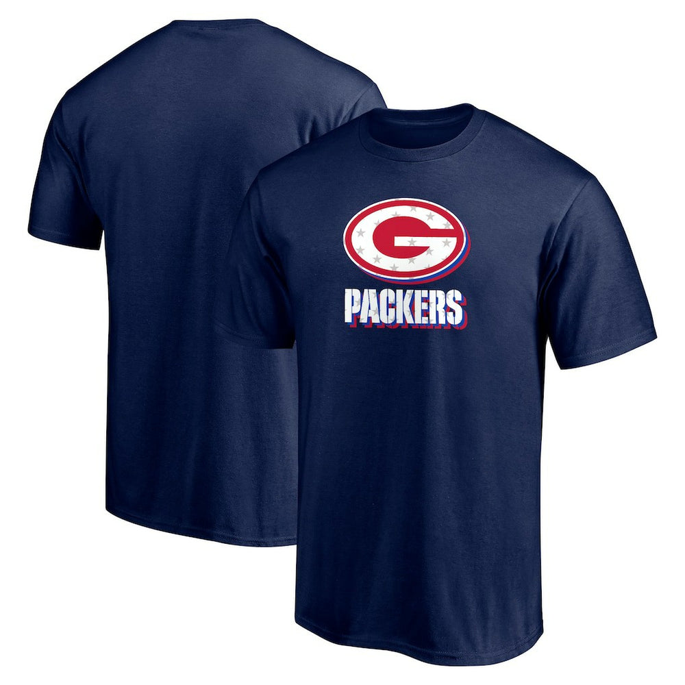 Red White and Team T-Shirt - Green Bay Packers