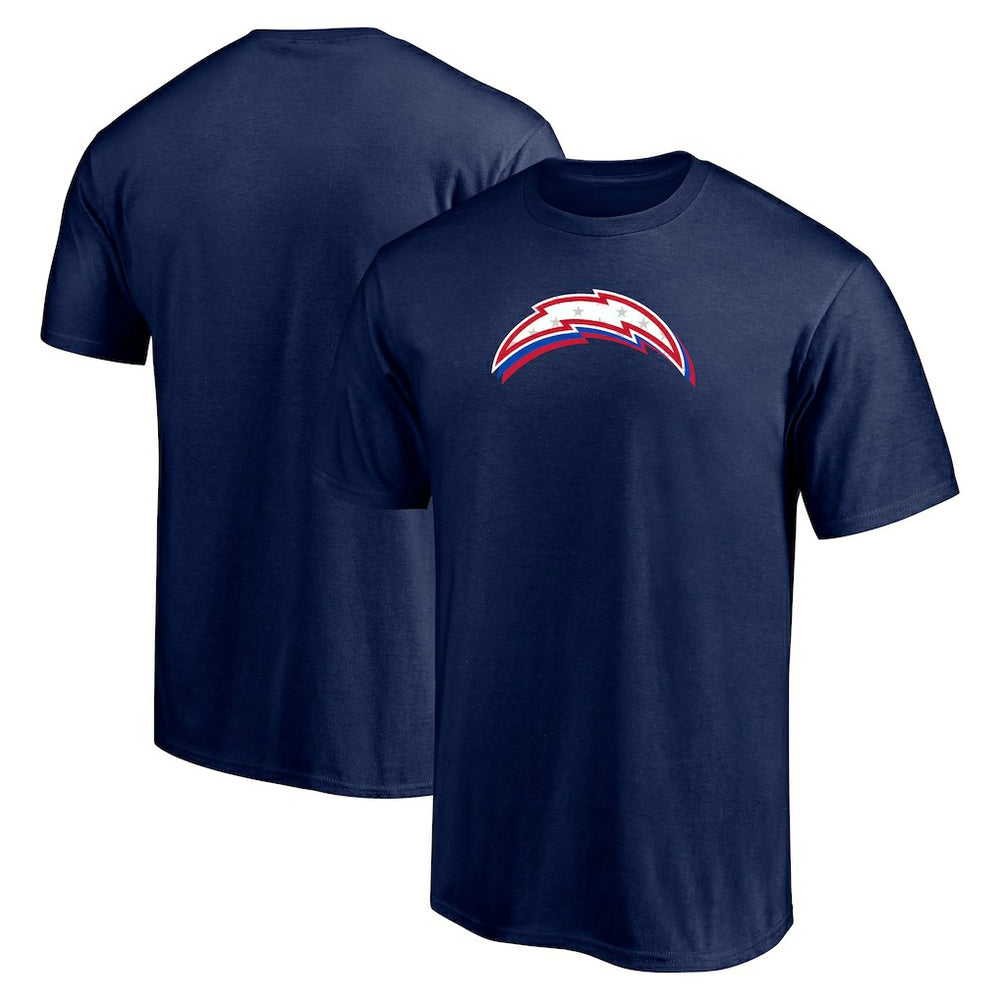 Red White and Team T-Shirt - Los Angeles Chargers