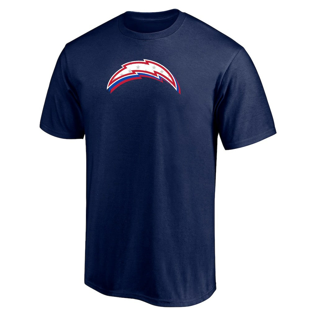 Red White and Team T-Shirt - Los Angeles Chargers