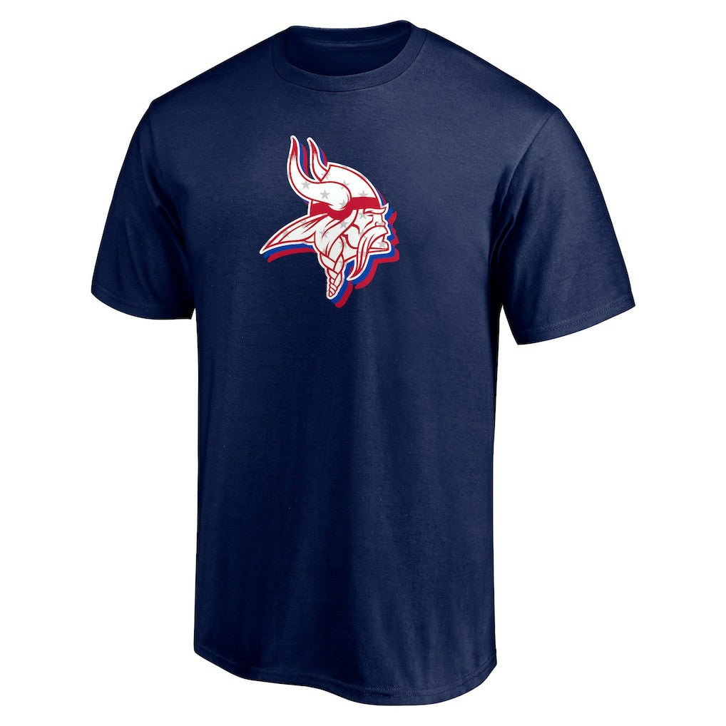 Red White and Team T-Shirt - Minnesota Vikings