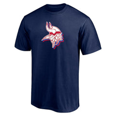 Red White and Team T-Shirt - Minnesota Vikings