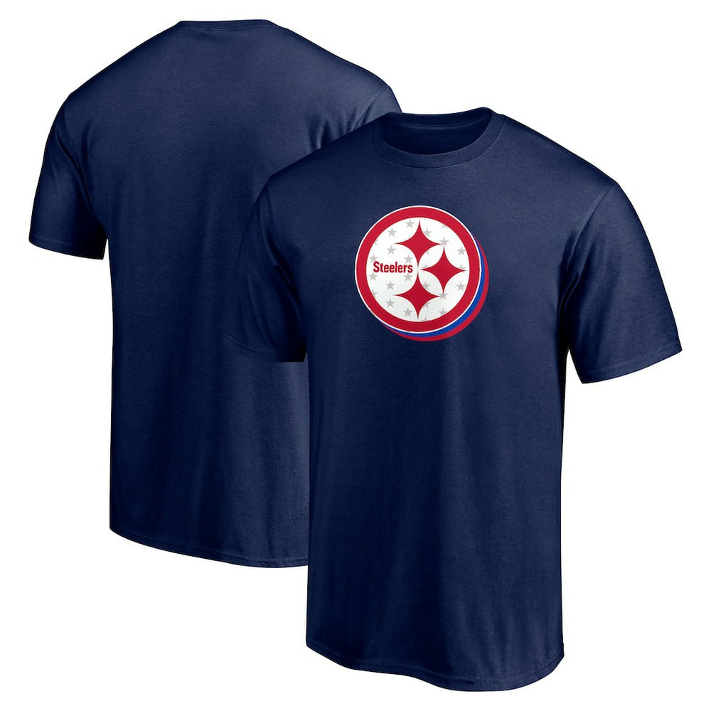 Red White and Team T-Shirt - Pittsburgh Steelers