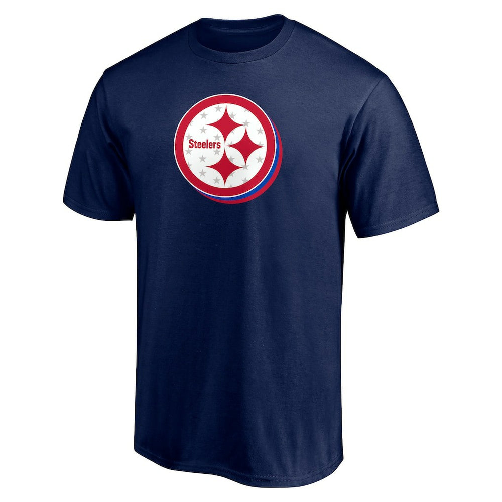 Red White and Team T-Shirt - Pittsburgh Steelers