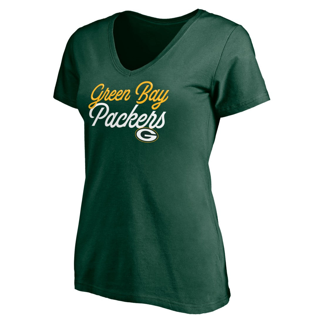 Women's Long Stride V-Neck T-Shirt - Green Bay Packers