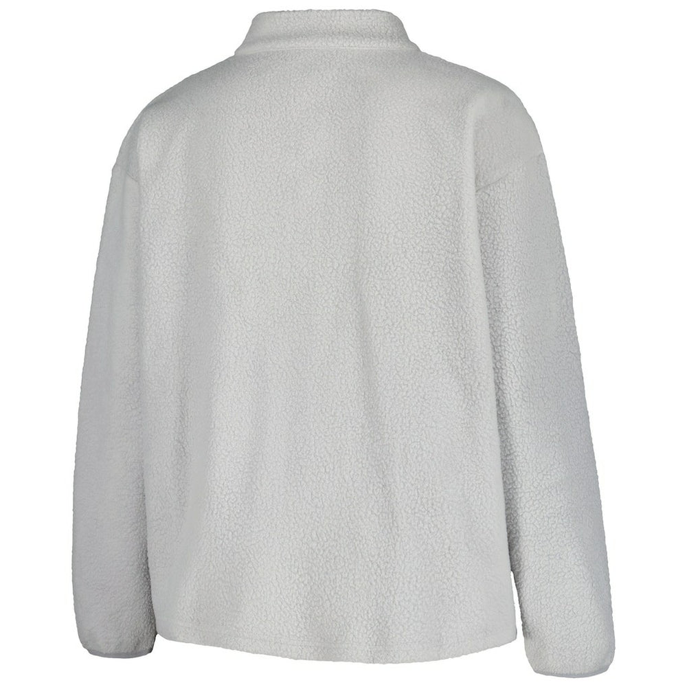 Profile Women's Plus Size Sherpa Quarter-Zip Jacket - Cleveland Browns