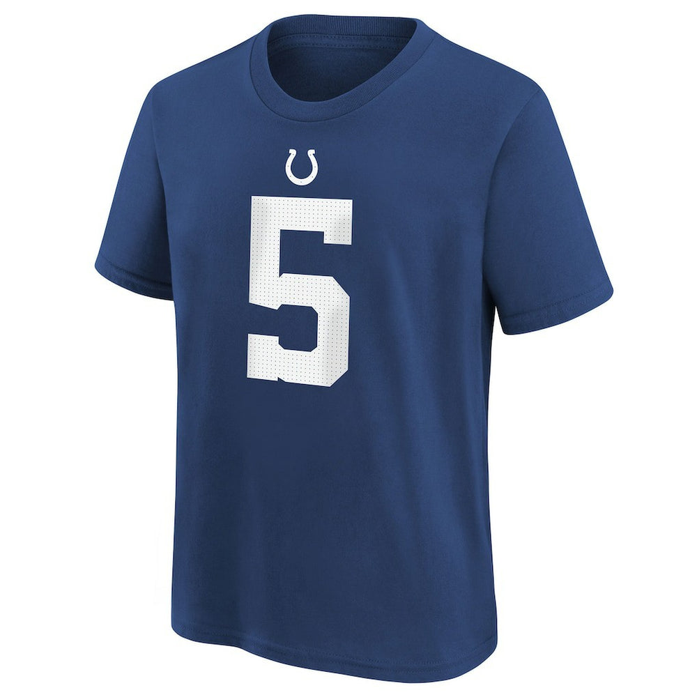 Anthony Richardson Sr.  Youth Player Name & Number T-Shirt - Indianapolis Colts