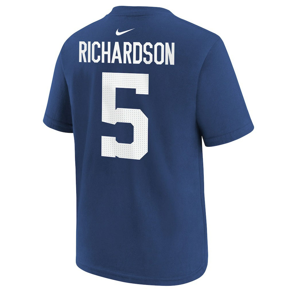 Anthony Richardson Sr.  Youth Player Name & Number T-Shirt - Indianapolis Colts