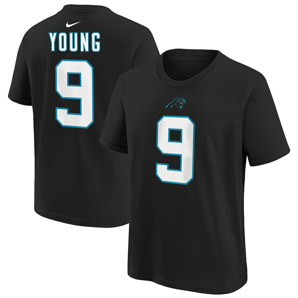 Bryce Young  Youth Player Name & Number T-Shirt - Carolina Panthers