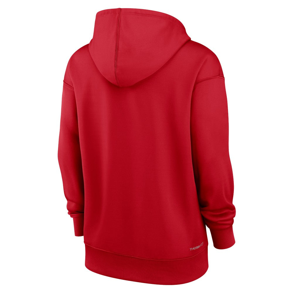 MLB Los Angeles Angels Nike Women's Authentic Collection Performance Pullover Hoodie