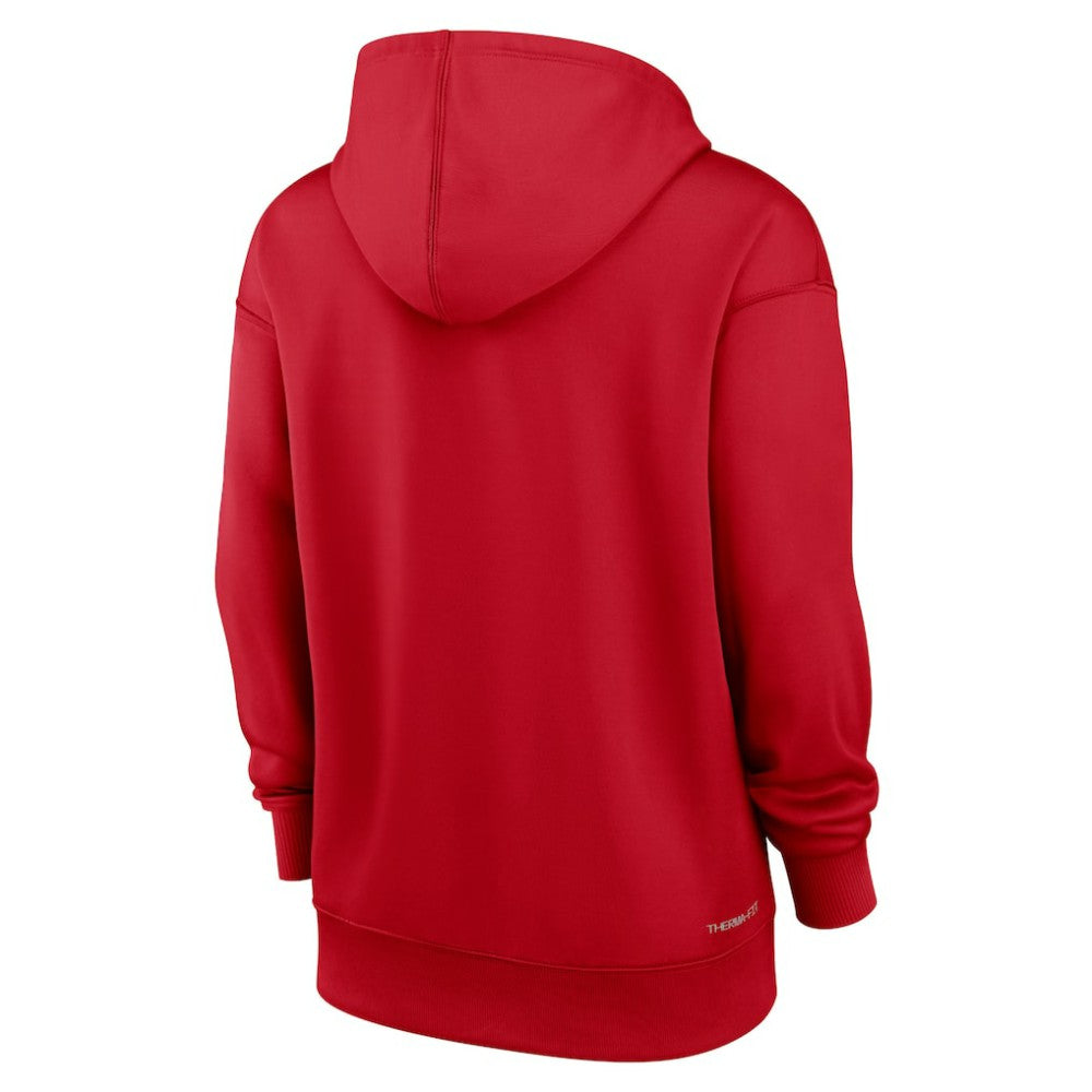 MLB St. Louis Cardinals Nike Women's Authentic Collection Performance Pullover Hoodie