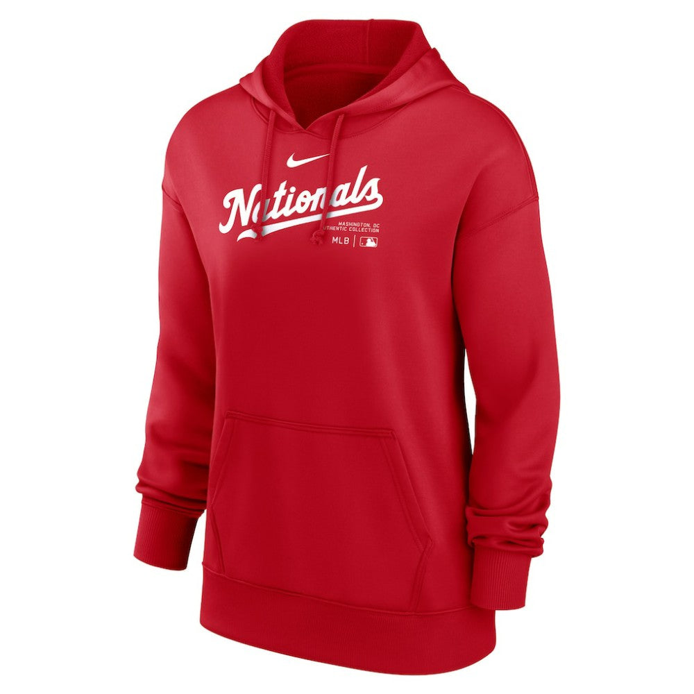 MLB Washington Nationals Nike Women's Authentic Collection Performance Pullover Hoodie