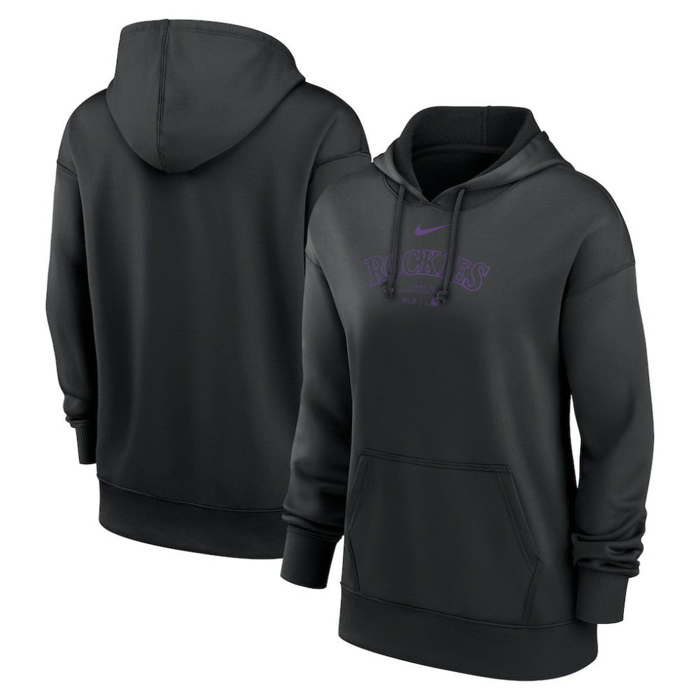 MLB Colorado Rockies Nike Women's Authentic Collection Performance Pullover Hoodie