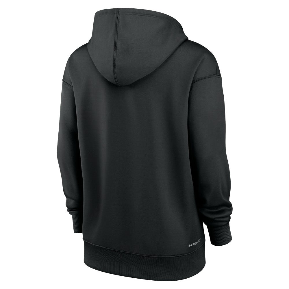 MLB Miami Marlins Nike Women's Authentic Collection Performance Pullover Hoodie