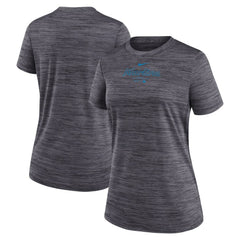 MLB Miami Marlins Nike Women's Authentic Collection Velocity Performance T-Shirt