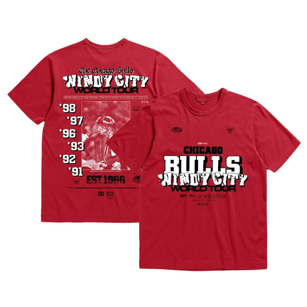 NBA Chicago Bulls Bleacher Report x  Unisex World Tour T-Shirt sale