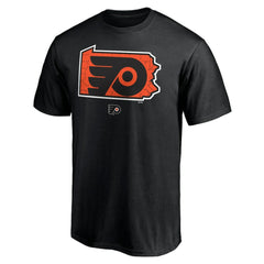 NHL Black Philadelphia Flyers Hometown Collection State T-Shirt