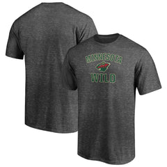 NHL Charcoal Minnesota Wild Victory Arch T-Shirt