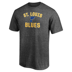 NHL Charcoal St. Louis Blues Victory Arch T-Shirt