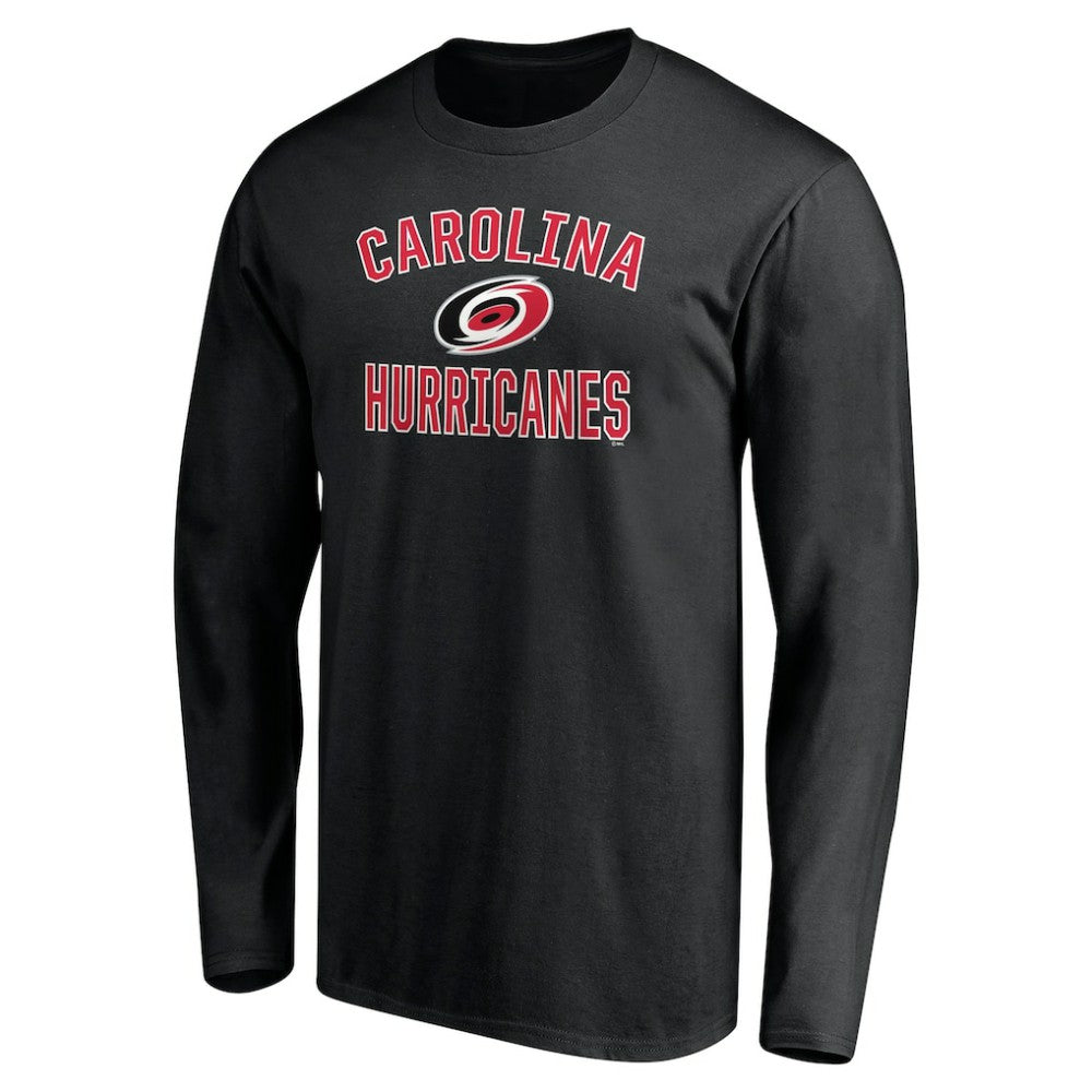 NHL Black Carolina Hurricanes Victory Arch Long Sleeve T-Shirt