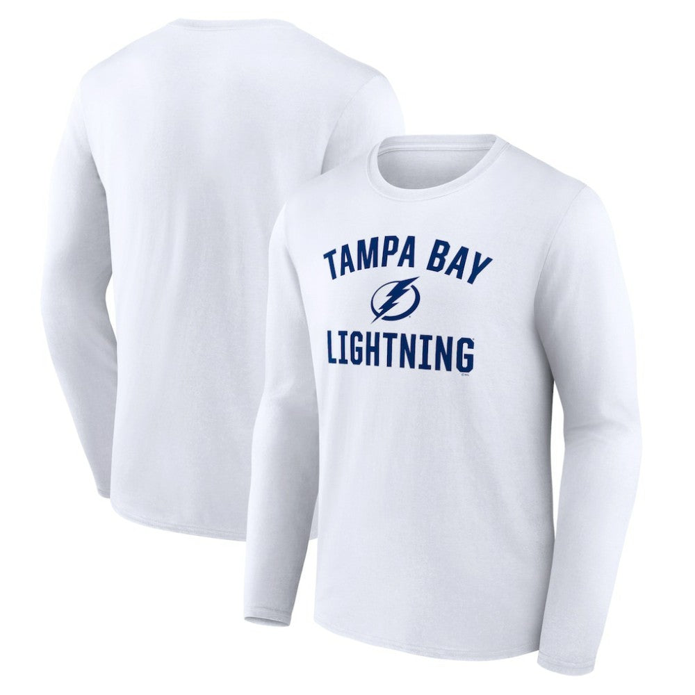 NHL White Tampa Bay Lightning Victory Arch Long Sleeve T-Shirt
