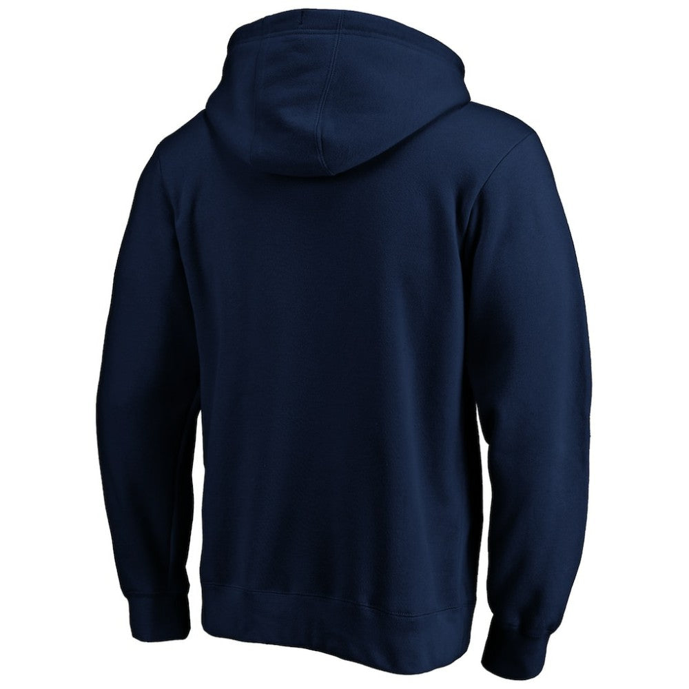 NHL Deep Sea Blue Seattle Kraken Primary Logo Pullover Hoodie
