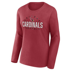 Women's Plus Size Foiled Play Long Sleeve T-Shirt - Arizona Cardinals