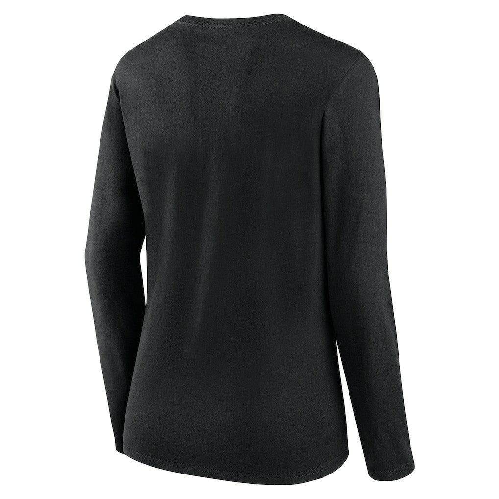 Women's Plus Size Foiled Play Long Sleeve T-Shirt - Carolina Panthers