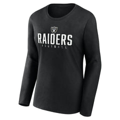 Women's Plus Size Foiled Play Long Sleeve T-Shirt - Las Vegas Raiders