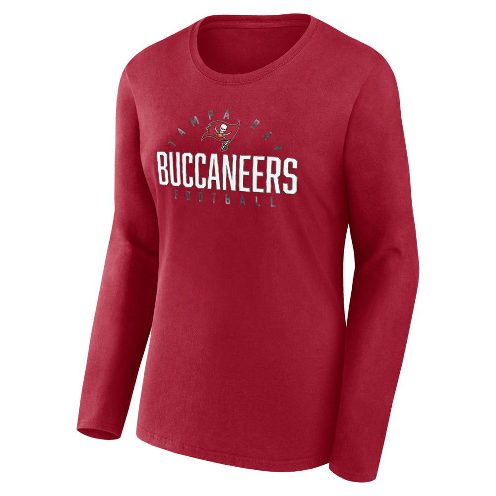 Women's Plus Size Foiled Play Long Sleeve T-Shirt - Tampa Bay Buccaneers